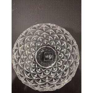 Mikasa Crystal Geometric Round Bowl 3.25 in Diameter MPN SW026/210